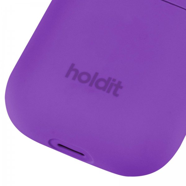 holdit AirPods 1/2 Deksel Silikon Bright Purple