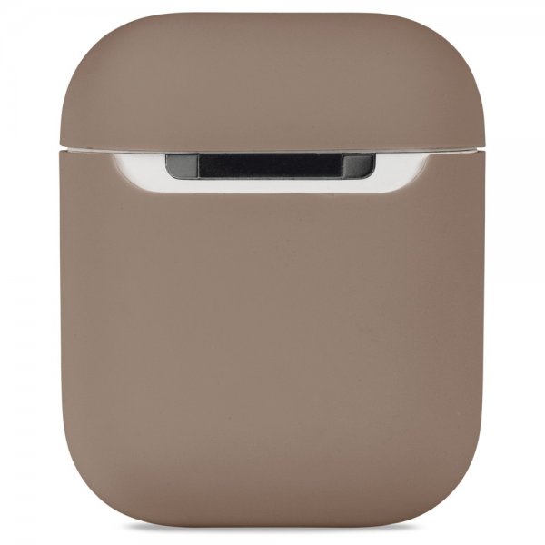 holdit AirPods 1/2 Deksel Silikon Mocha Brown