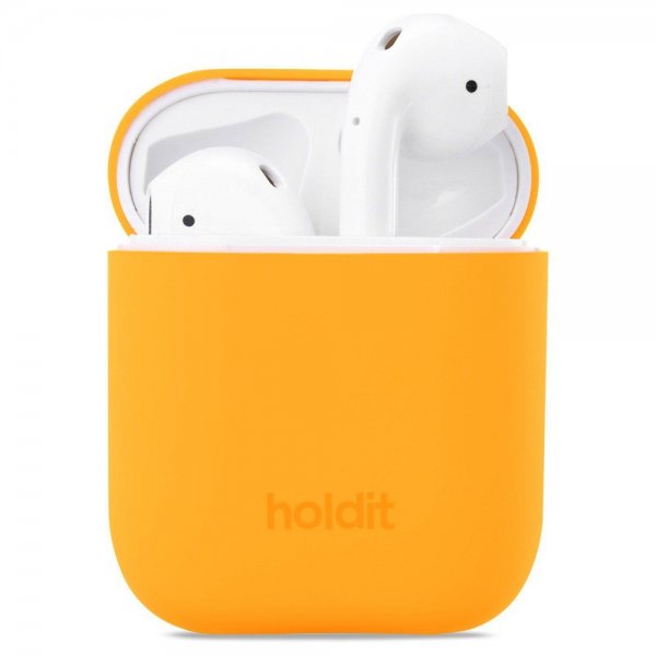 holdit AirPods 1/2 Deksel Silikon Orange Juice