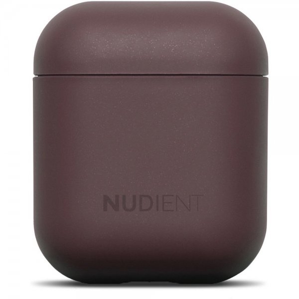 Nudient AirPods 1/2 Deksel Thin Case Sangria Red