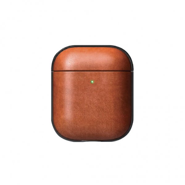 Journey AirPods (1/2) Deksel Ekte Skinn Tan