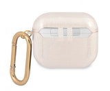 Guess AirPods 3 Deksel Glitter Case Gull