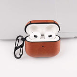 AirPods 3 Deksel Skinntekstur Lysebrun