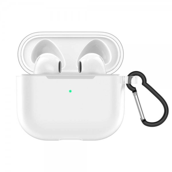 AirPods 3 Deksel med Karabinkrok Frostad Klar