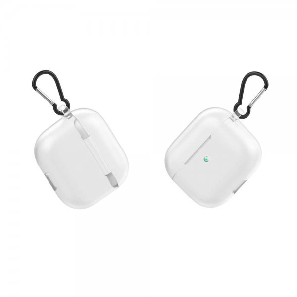 AirPods 3 Deksel med Karabinkrok Frostad Klar