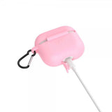 AirPods 3 Deksel med Karabinkrok Rosa