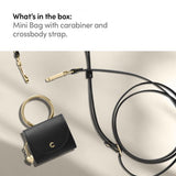 Cyrill AirPods 3 Deksel Mini Bag Classic Leather Black