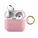 Guess AirPods 3 Deksel Printed Logo Rosa