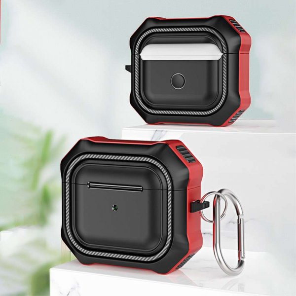 AirPods 3 Deksel Shield Series Rød