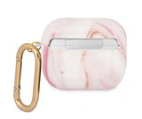 Guess AirPods 3 Deksel Shiny Marble Rosa