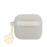 Guess AirPods 3 Deksel Classic Logo 4G Charm Grå
