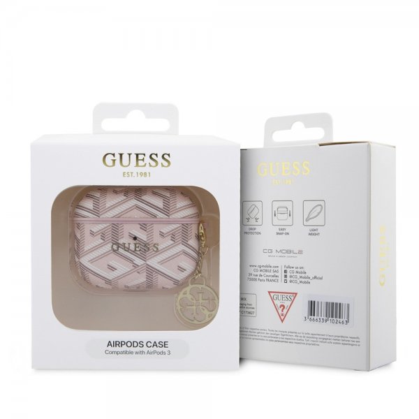 Guess AirPods 3 Deksel G Cube Rosa
