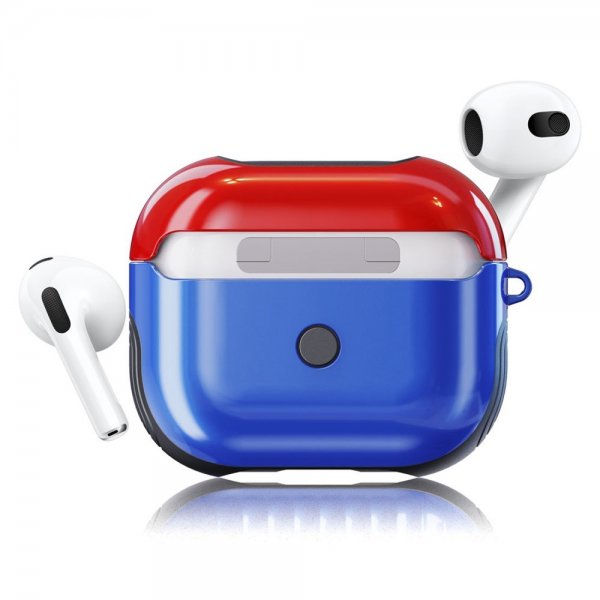 AirPods 3 Deksel Gummiert Blå Rød
