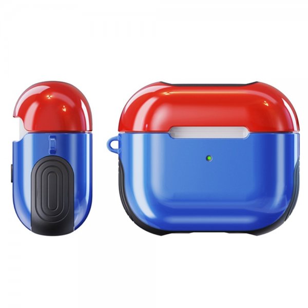 AirPods 3 Deksel Gummiert Blå Rød