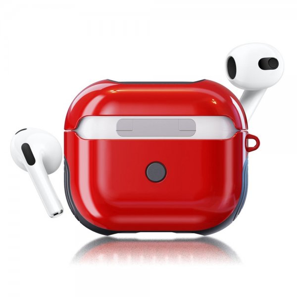 AirPods 3 Deksel Gummiert Rød