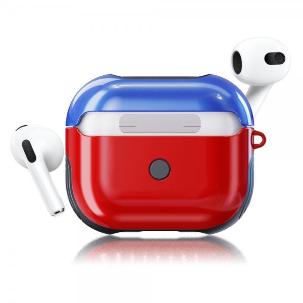 AirPods 3 Deksel Gummiert Rød Blå