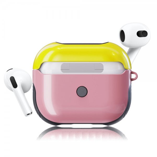 AirPods 3 Deksel Gummiert Rosa Gul