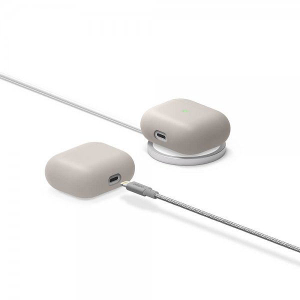 Elago AirPods 3 Deksel Liquid Hybrid Stone