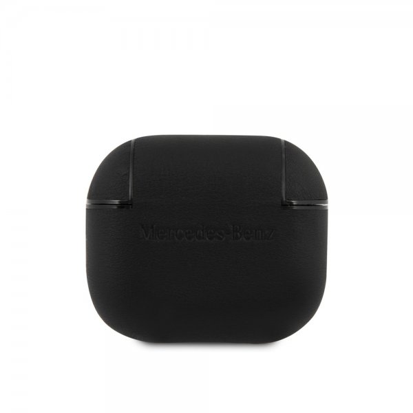 Mercedes Benz AirPods 3 Deksel Metal Logo Svart
