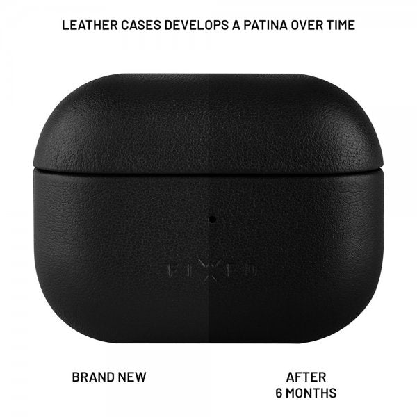 Fixed AirPods 3 Deksel PodsLeather MagSafe Svart