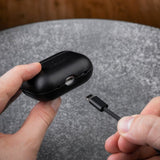 Fixed AirPods 3 Deksel PodsLeather MagSafe Svart