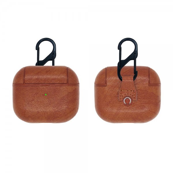 AirPods 3 Deksel PU-skinn Brun