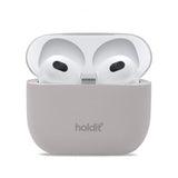 holdit AirPods 3 Deksel Silikon Nygård Taupe