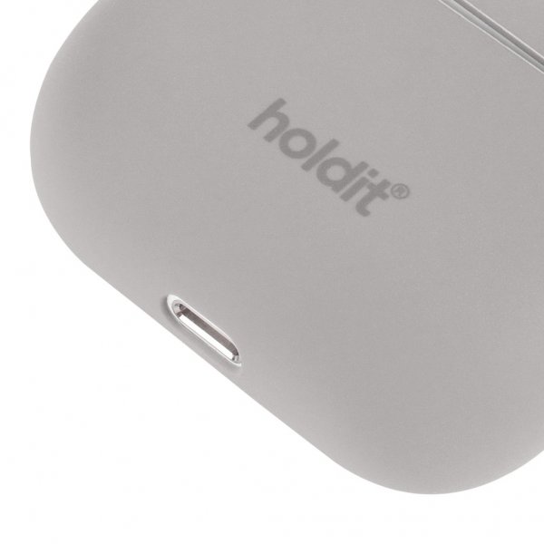 holdit AirPods 3 Deksel Silikon Nygård Taupe