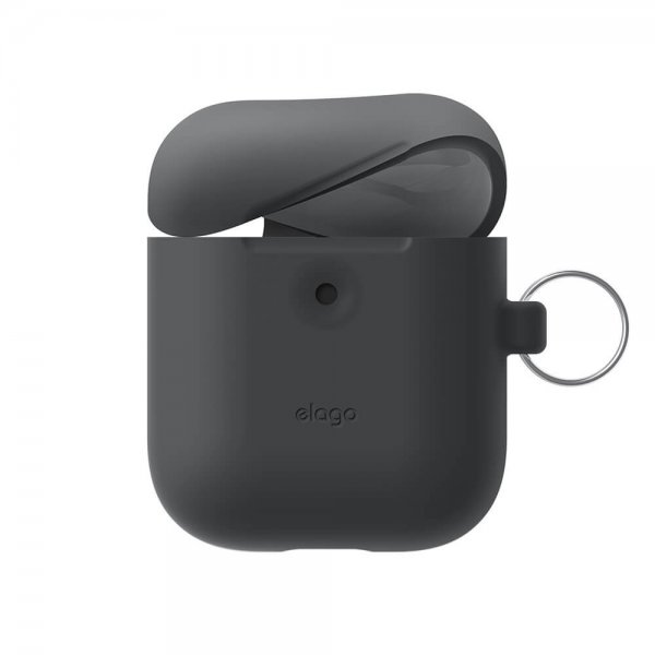 Elago AirPods 3 Deksel Silicone Hang Case Mørkegrå