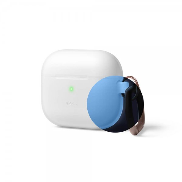 Elago AirPods 3 Deksel Silicone Hang Case Nightglow Blue