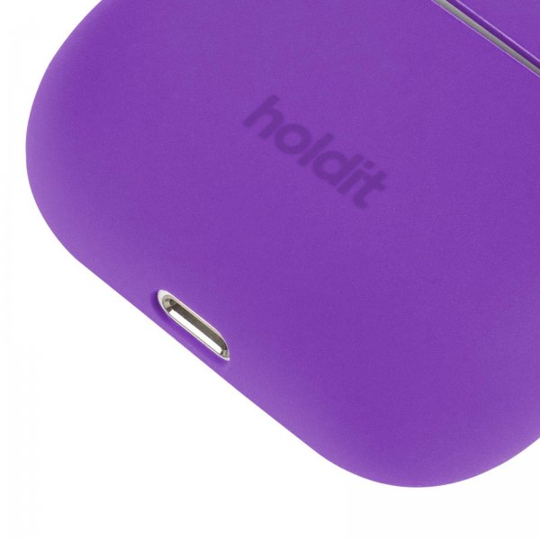 holdit AirPods 3 Deksel Silikon Bright Purple