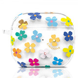 Kingxbar AirPods 3 Deksel Sweet Series Fargerik Blomster
