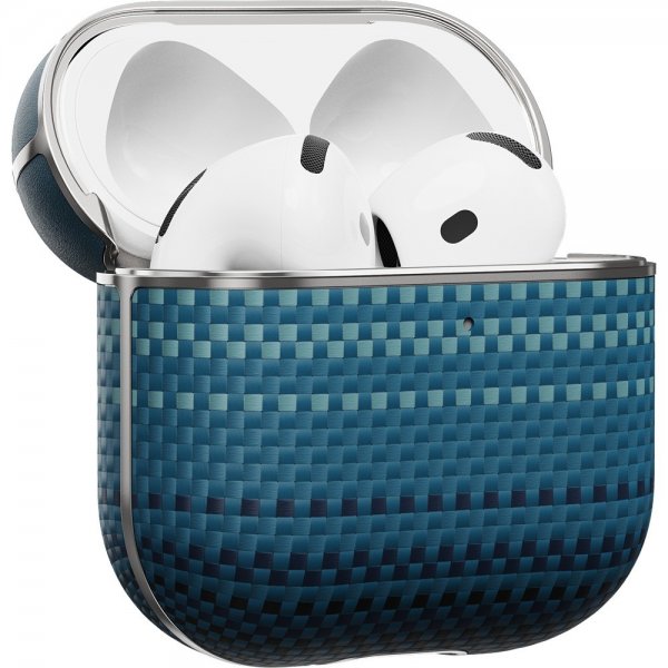 Pitaka AirPods 4 Deksel Aramid Fiber Moonrise