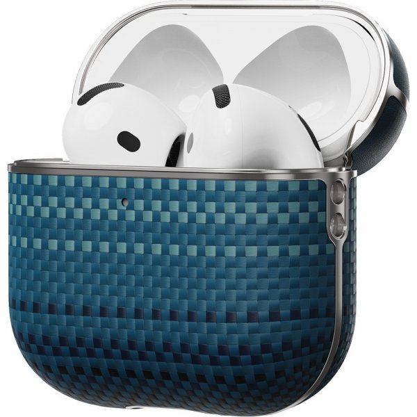 Pitaka AirPods 4 Deksel Aramid Fiber Moonrise