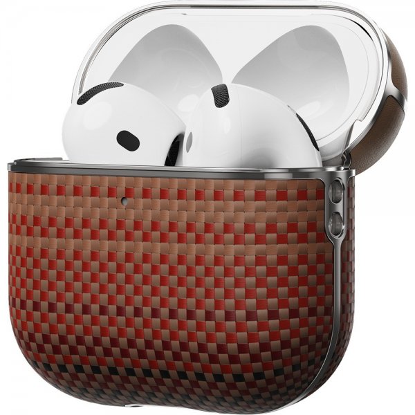 Pitaka AirPods 4 Deksel Aramid Fiber Sunset