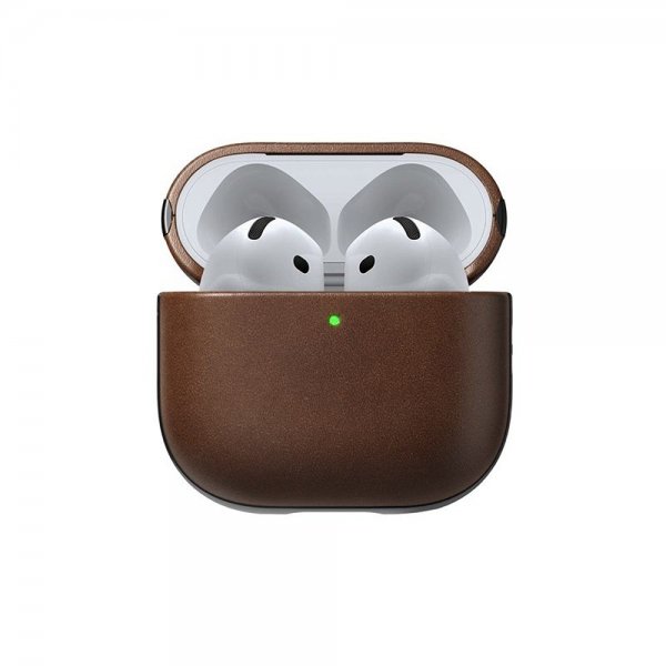 Nomad AirPods 4 Deksel Modern Leather Case Brun
