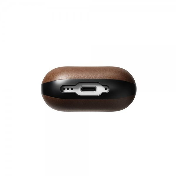 Nomad AirPods 4 Deksel Modern Leather Case Brun
