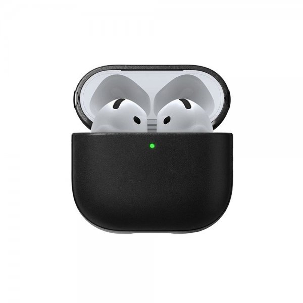 Nomad AirPods 4 Deksel Modern Leather Case Svart