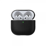 Nomad AirPods 4 Deksel Modern Leather Case Svart