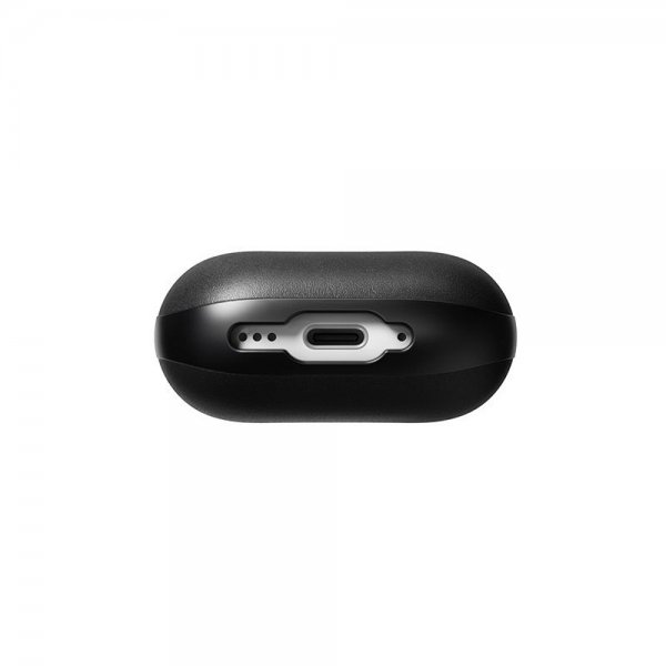 Nomad AirPods 4 Deksel Modern Leather Case Svart