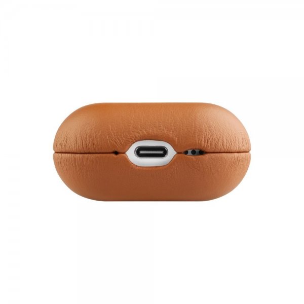 Fixed AirPods 4 Deksel PodsLeather Brun