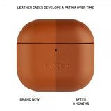 Fixed AirPods 4 Deksel PodsLeather Brun