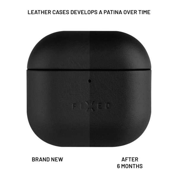 Fixed AirPods 4 Deksel PodsLeather Svart