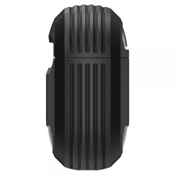 Spigen AirPods 4 Deksel Rugged Armor Matte Black
