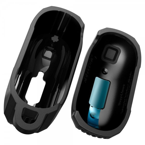 Spigen AirPods 4 Deksel Rugged Armor Matte Black