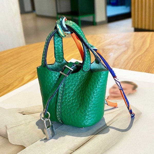 AirPods Etui Ekte Skinn Grønn