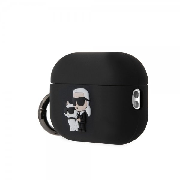 Karl Lagerfeld AirPods Pro 2 Deksel 3D Logo Svart