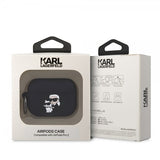 Karl Lagerfeld AirPods Pro 2 Deksel 3D Logo Svart