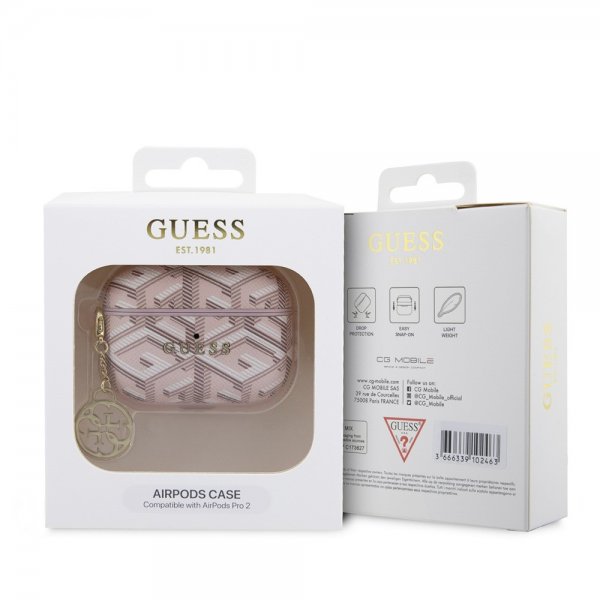 Guess AirPods Pro 2 Deksel G Cube Rosa