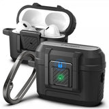 Spigen AirPods Pro 2 Deksel Lock Fit Matte Black